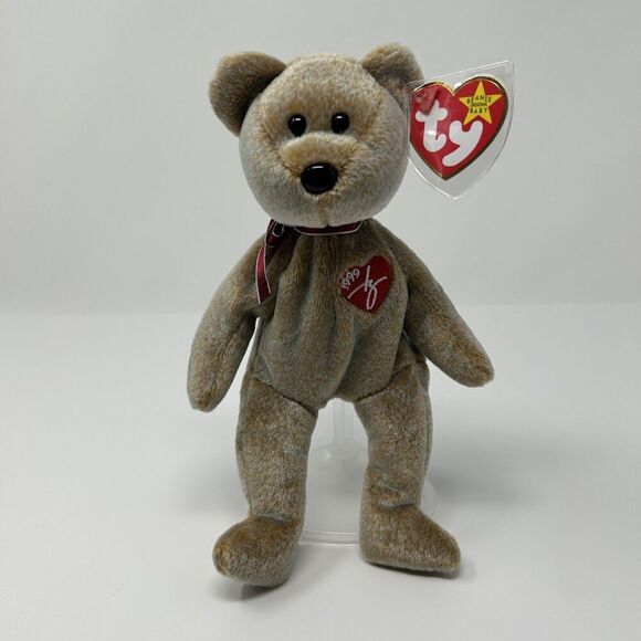 Ty Beanie Baby Signature Bear with tags 1999 Retired Original - Picture 3 of 15